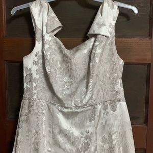 Light tan wedding party dress